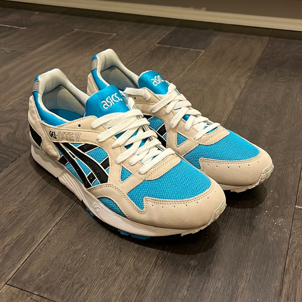 ASICS Gel Lyte V Shoes Sneakers new atomic blue H435L 4190 Mens Size 12